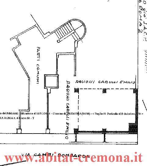 Ufficio in Piazza Roma 6, Cremona, {3} - Planimetria 1