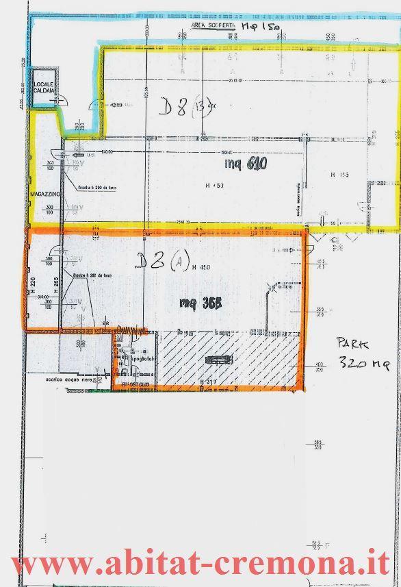Locale commerciale in Via Bergamo 92, Cremona, {3} - Planimetria 1