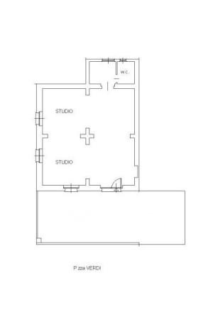 Negozio in Piazza Giuseppe Verdi, Vasto, {3} - Planimetria 1