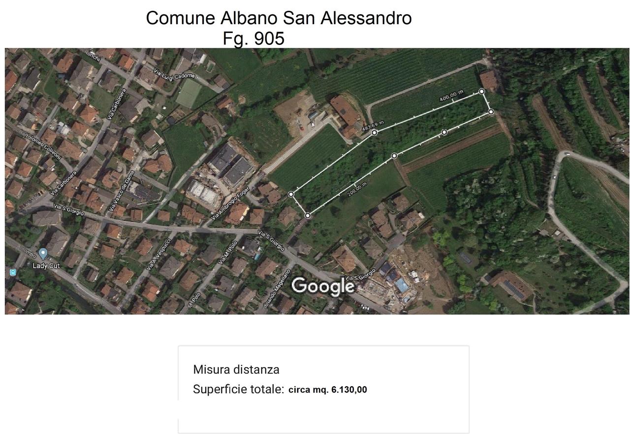 Terreno agricolo in vendita a Albano Sant'Alessandro