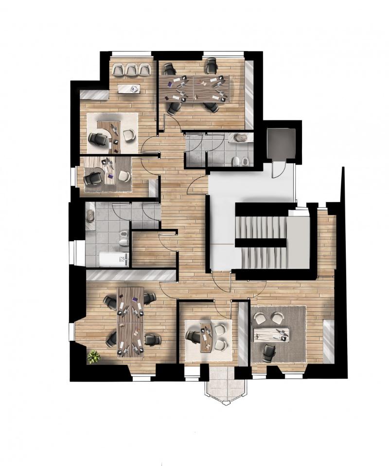 Ufficio in Via Stelvio 3, Sondrio, {3} - Planimetria 1