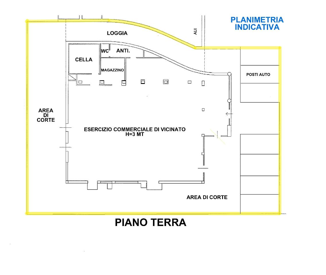 Negozio in , Cesena, {3} - Planimetria 1