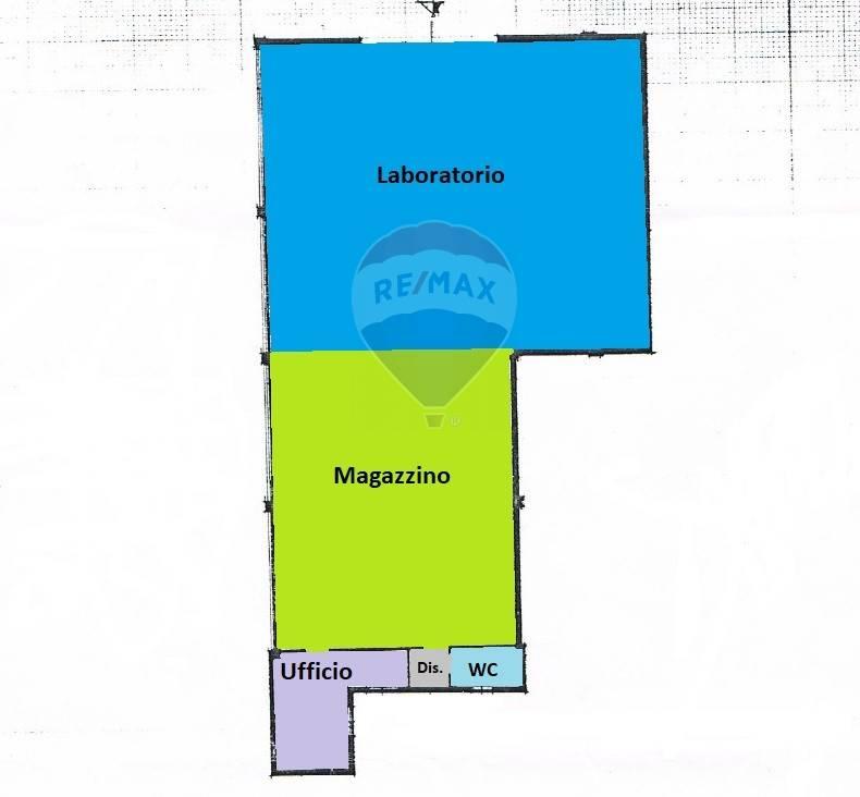 Capannone in Via Raspagna Snc, Oleggio, {3} - Planimetria 1