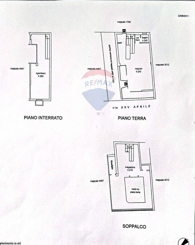 Negozio in Via XXV Aprile 37, Besozzo, {3} - Planimetria 1