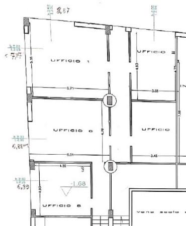 Ufficio in Via del Melograno, Ragusa, {3} - Planimetria 1