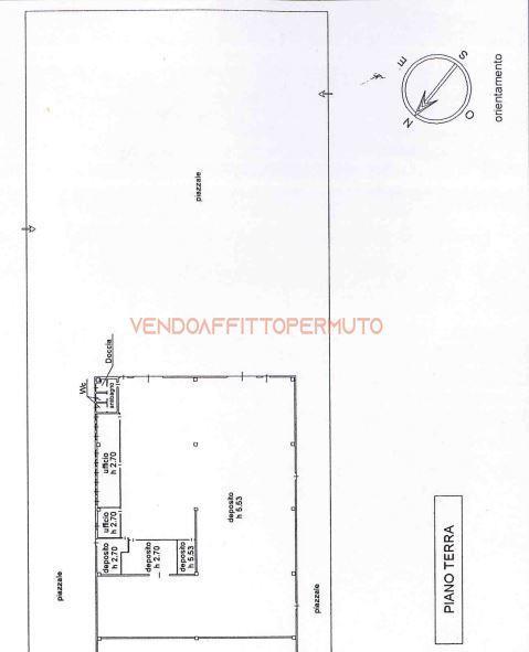 Capannone in Via Romanino, Cavernago, {3} - Planimetria 1