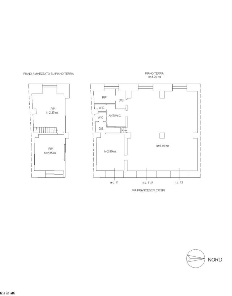 Magazzino in Via Francesco Crispi, Catania, {3} - Planimetria 1