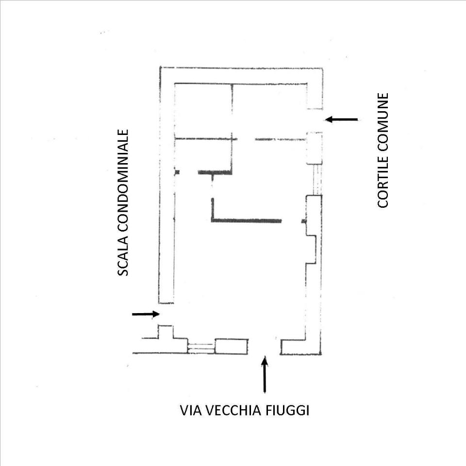 Palazzina commerciale in Via Vecchia Fiuggi 20, Fiuggi, {3} - Planimetria 1