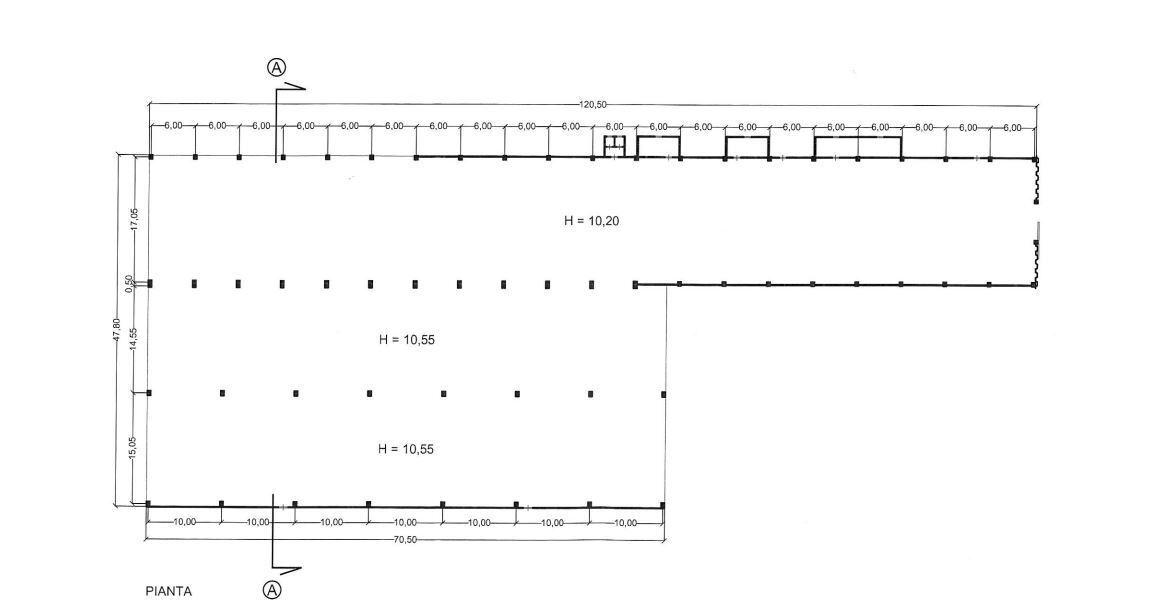 Capannone in Via Morolense, Ceccano, {3} - Planimetria 1