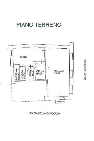 Negozio in Piazza della Concordia, Mondovi', {3} - Planimetria 1