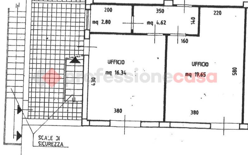 Ufficio in Viale Palmiro Togliatti 133, Vinci, {3} - Planimetria 1