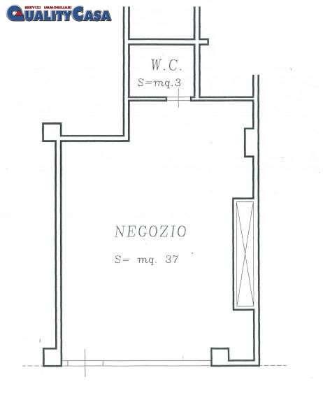 Negozio in Via Manara, Falconara Marittima, {3} - Planimetria 1