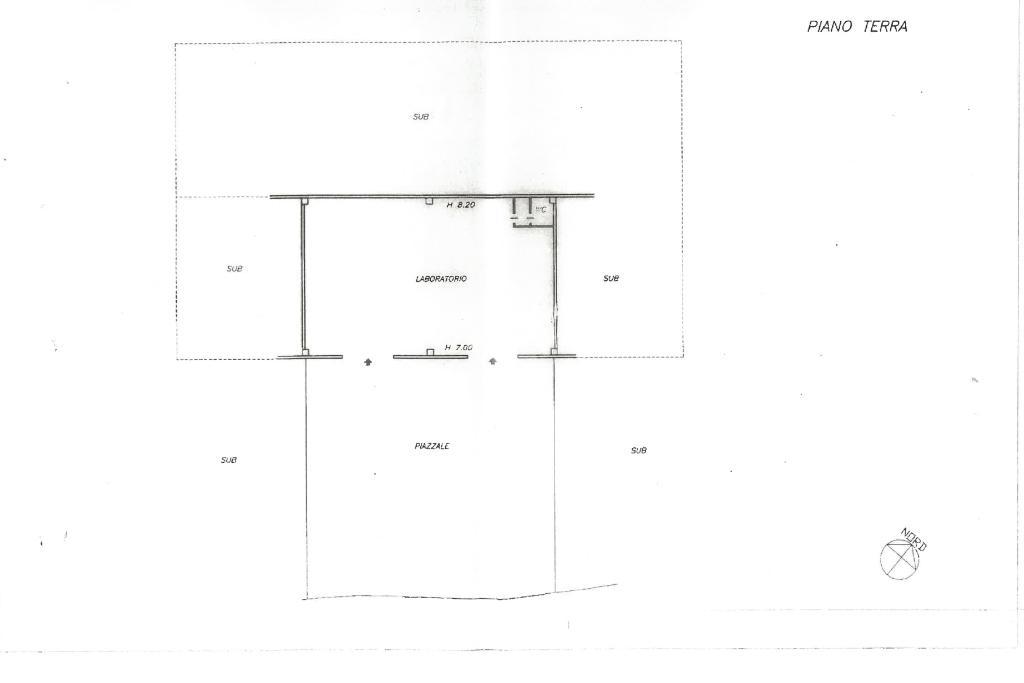 Capannone in Via Brughiera, Tribogna, {3} - Planimetria 1