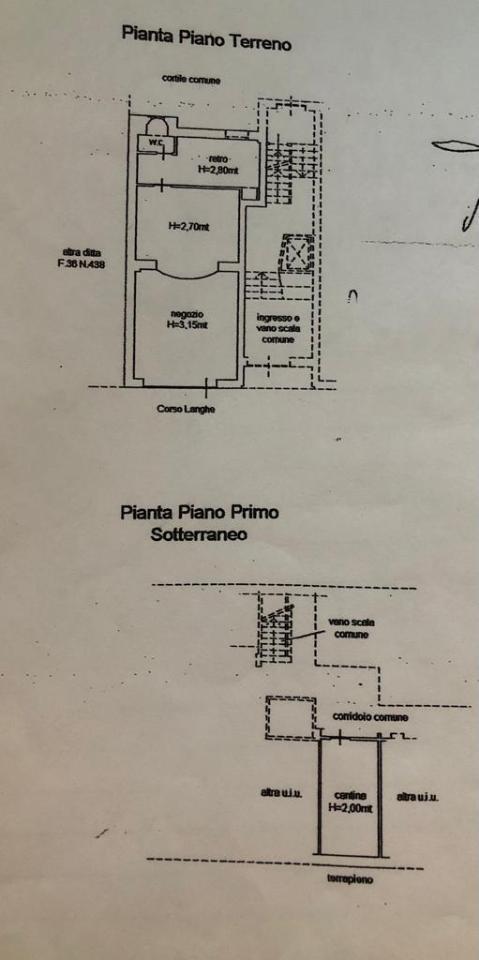 Negozio in Corso Langhe, Alba - Planimetria 1