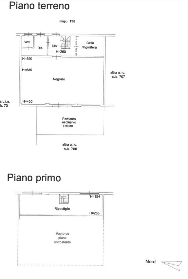 Negozio in Strada Statale dei Giovi, Binasco, {3} - Planimetria 1