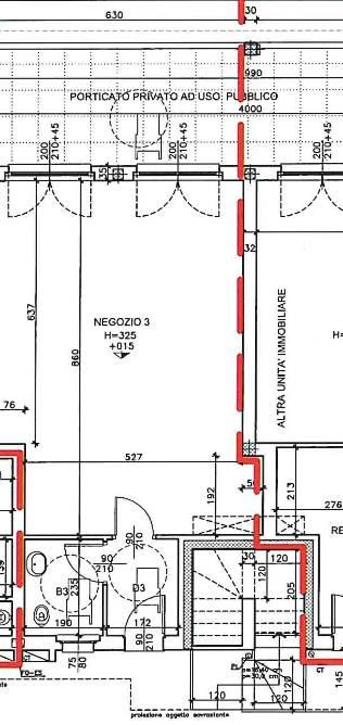 Negozio in Via Lardirago, Sant'Alessio Con Vialone, {3} - Planimetria 1