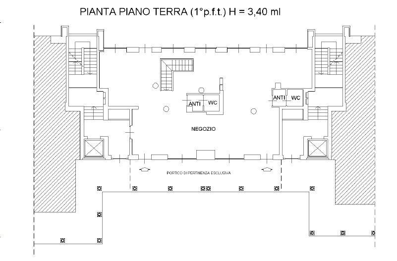 Negozio in Piazza Campidoglio 42, Settimo Torinese, {3} - Planimetria 1