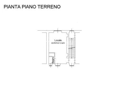 Negozio in Via Nazionale 80, Cambiano, {3} - Planimetria 1