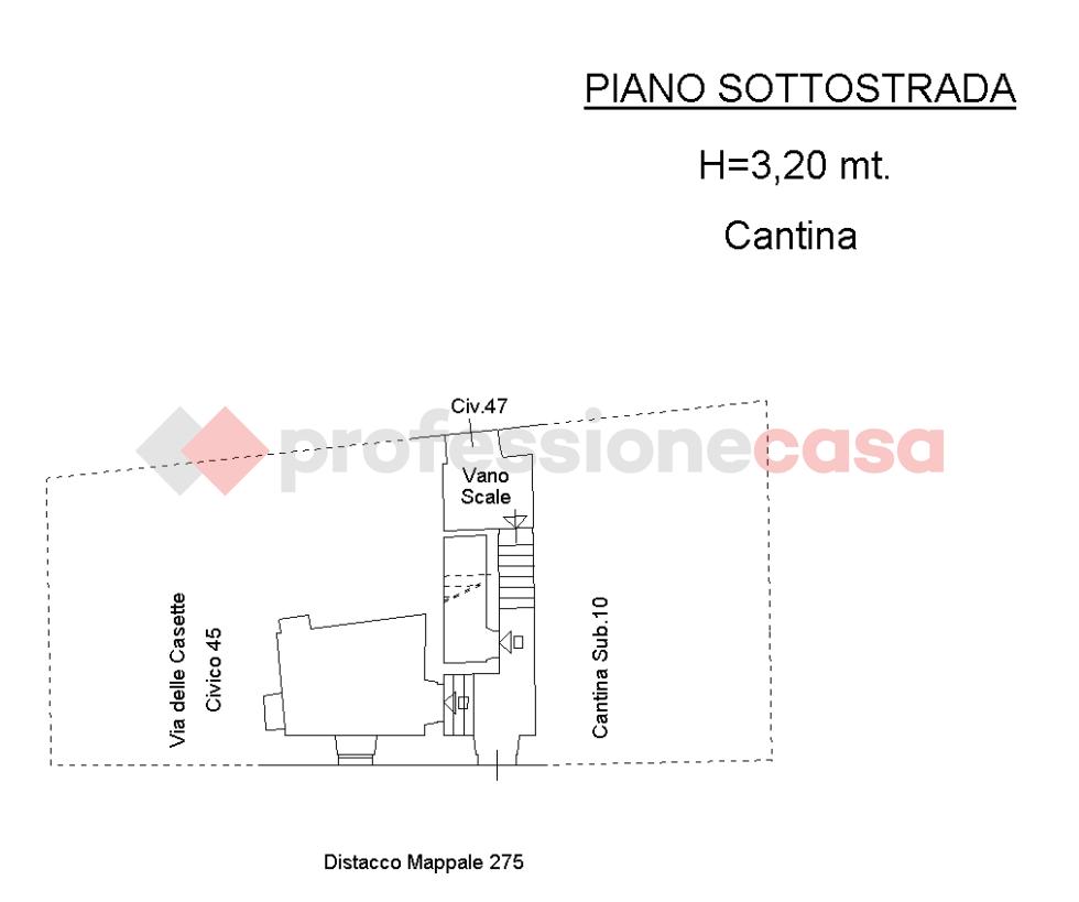 Magazzino in Via delle Casette 47, Genova, {3} - Planimetria 1