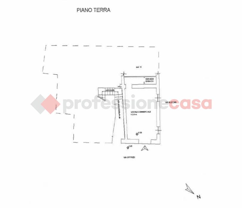 Negozio in Via Angelo Siffredi 98r, Genova, {3} - Planimetria 1