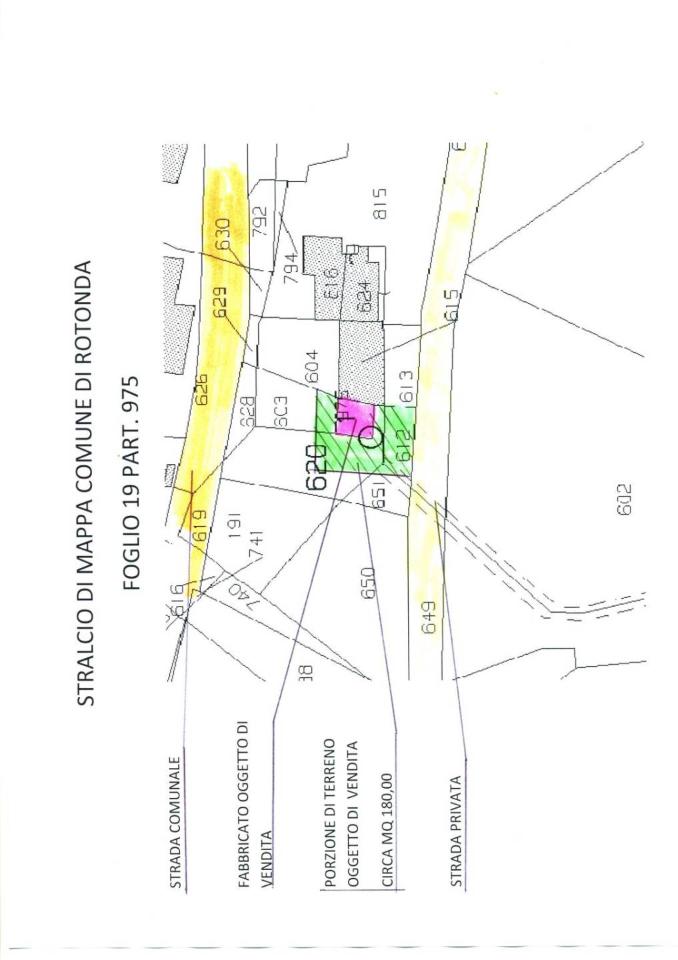 Rustico in vendita, San Lorenzo, Rotonda - Planimetria 1