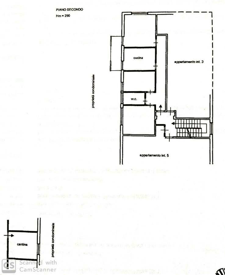 Trilocale in Via Fascie , Sestri Levante - Planimetria 1