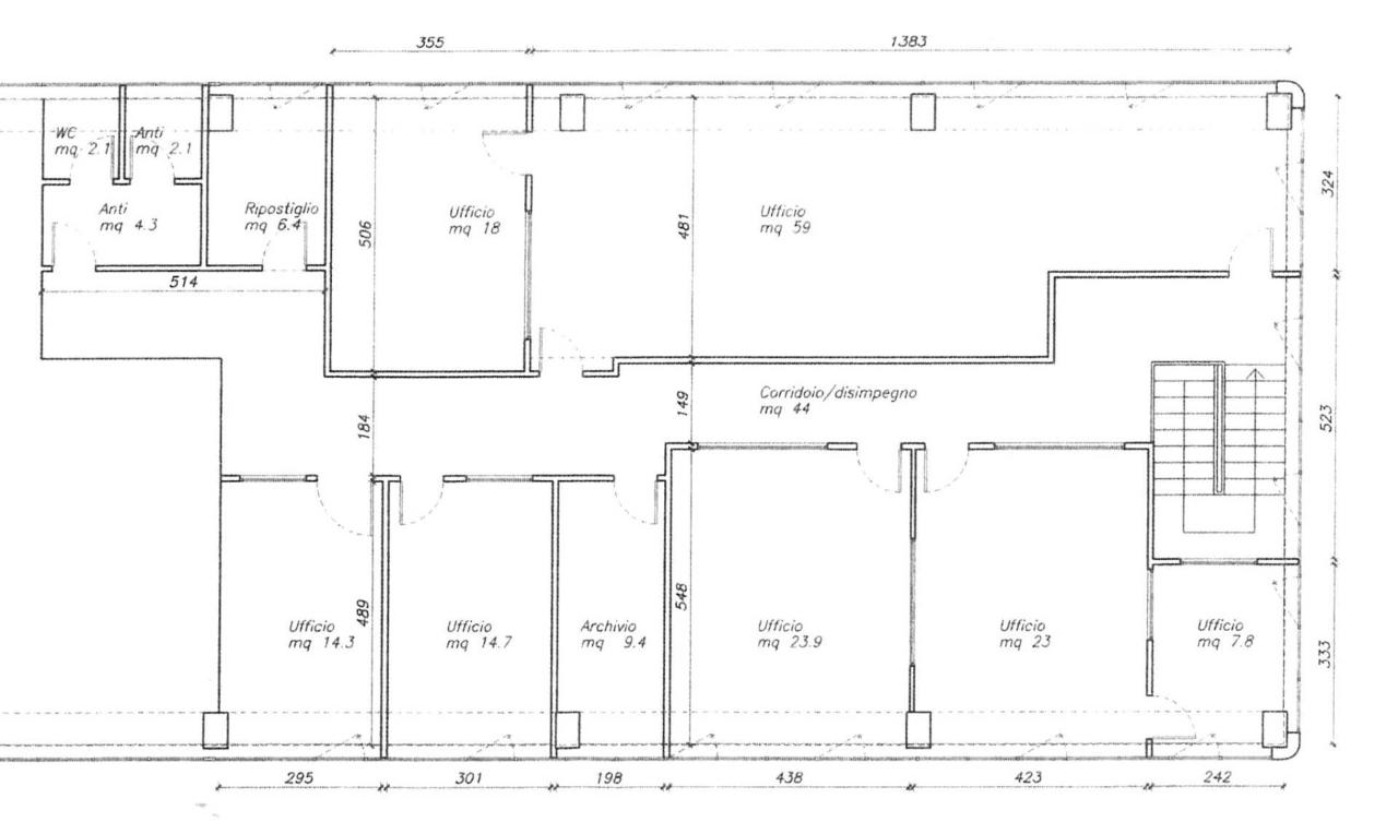 Ufficio in Via Terraglio, Preganziol, {3} - Planimetria 1
