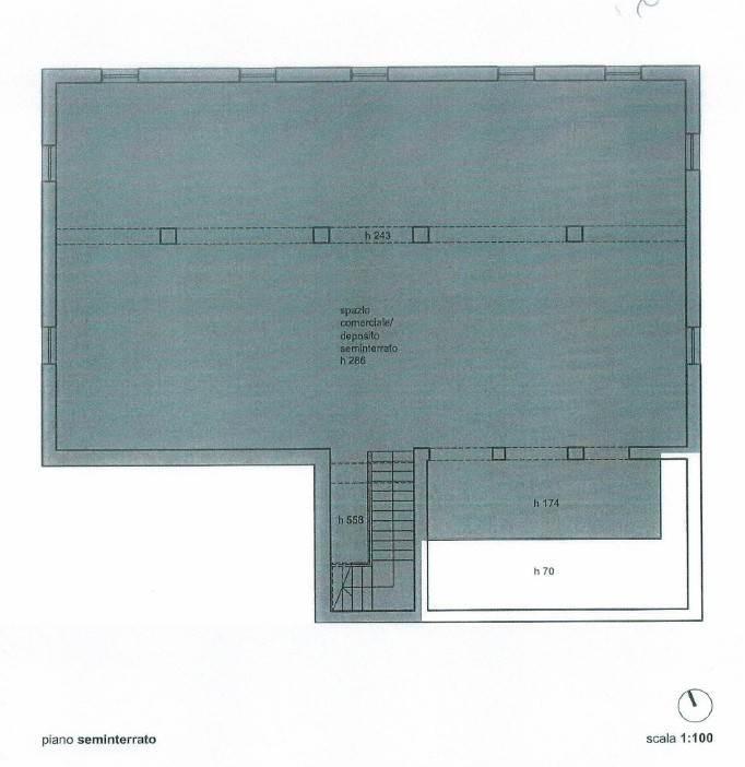 Magazzino in Via Martiri della Liberta, Levanto, {3} - Planimetria 1
