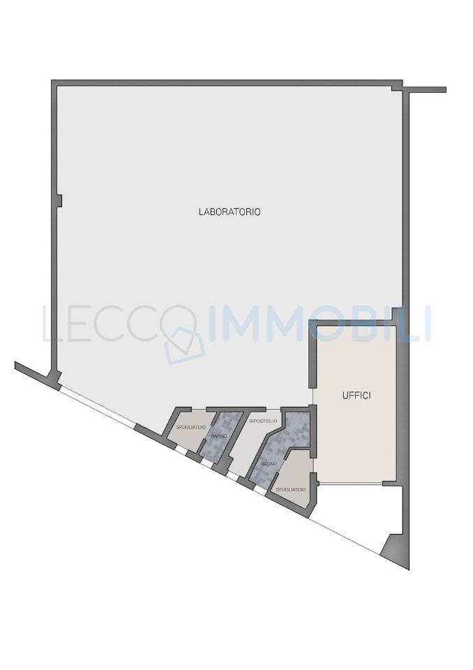 Capannone in Via dei Riccioli 3, Lecco, {3} - Planimetria 1