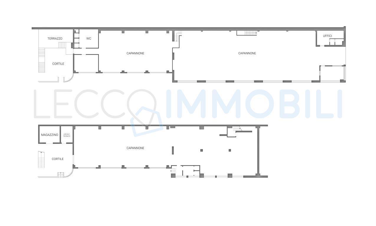 Capannone in Via al Lago 20, Lecco, {3} - Planimetria 1