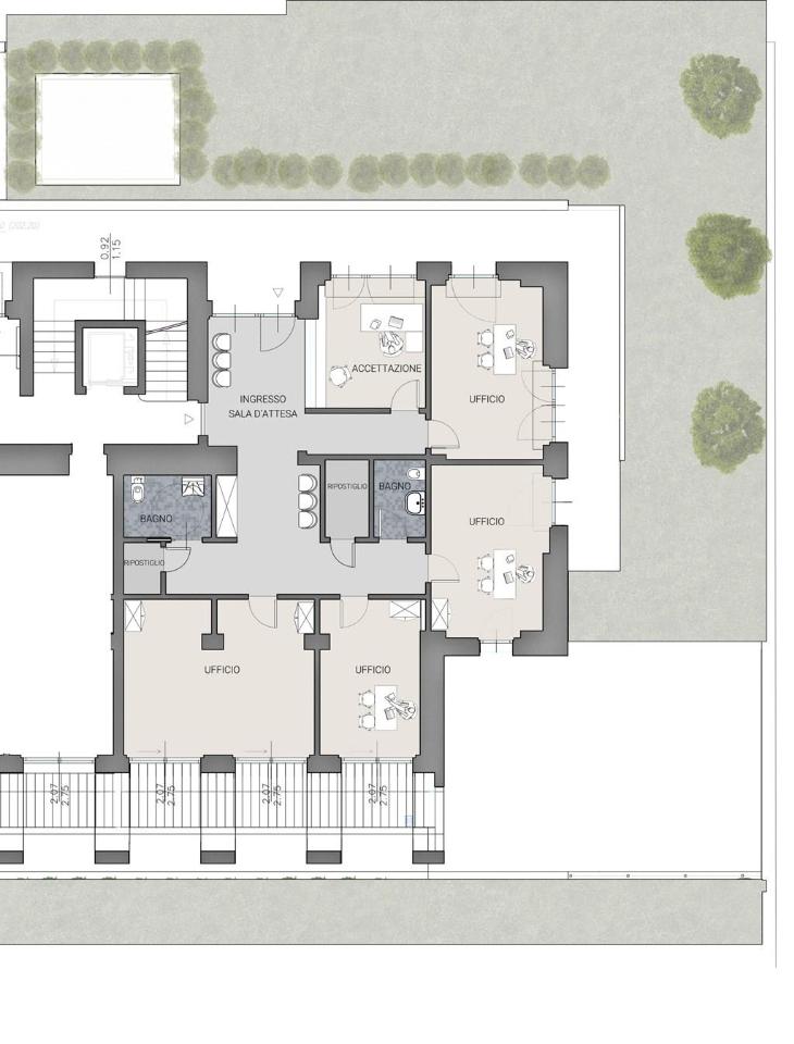 Ufficio in Via Aspromonte 30, Lecco, {3} - Planimetria 1