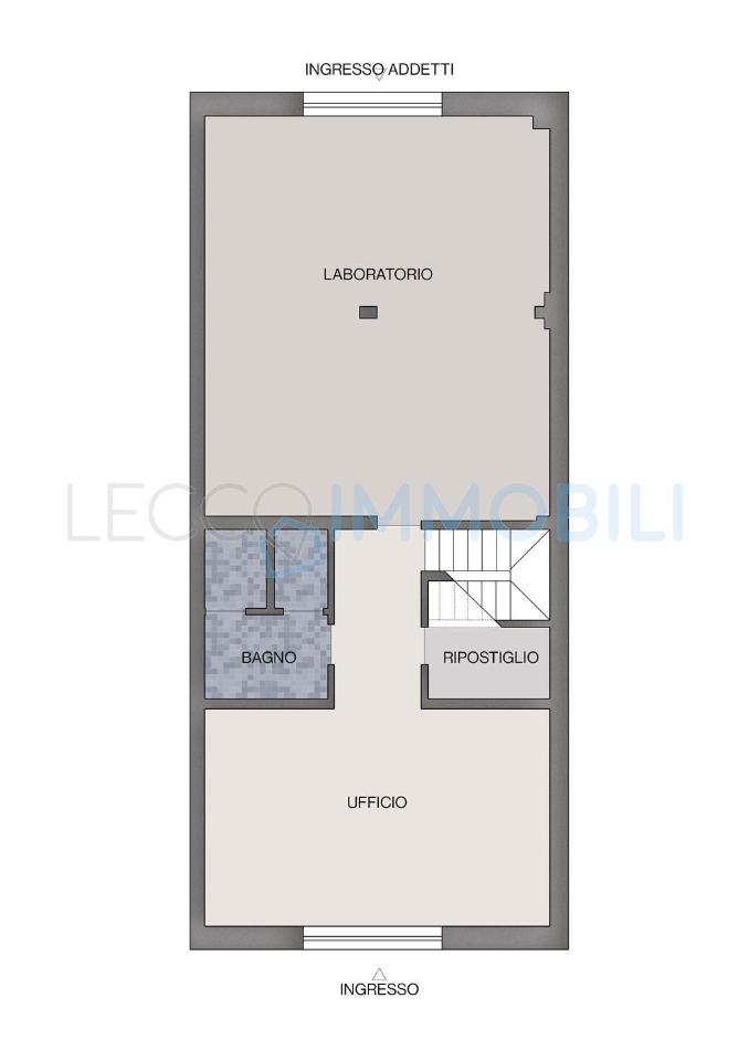 Ufficio in Via al Fabbricone 9, Calolziocorte, {3} - Planimetria 1
