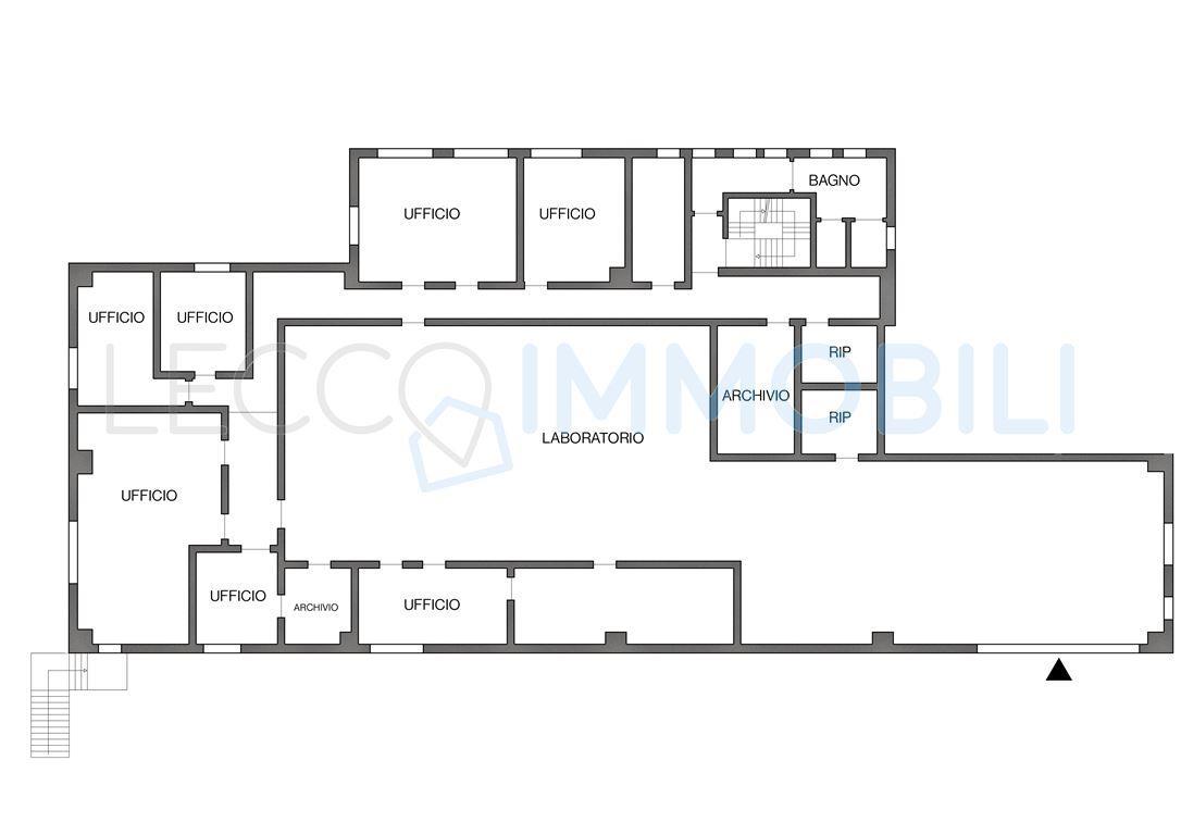 Capannone in Via Roma 32, Pescate, {3} - Planimetria 1