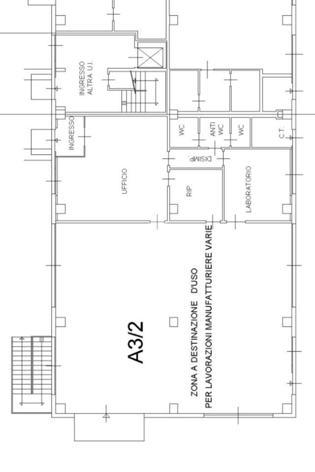 Capannone in Corso C. G. Allamano 34, Grugliasco, {3} - Planimetria 1