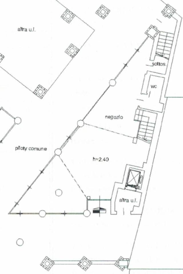 Negozio in Piazza Giacomo Matteotti 9, Grugliasco, {3} - Planimetria 1