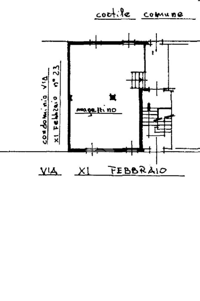 Magazzino in Via Undici Febbraio 25, Collegno, {3} - Planimetria 1