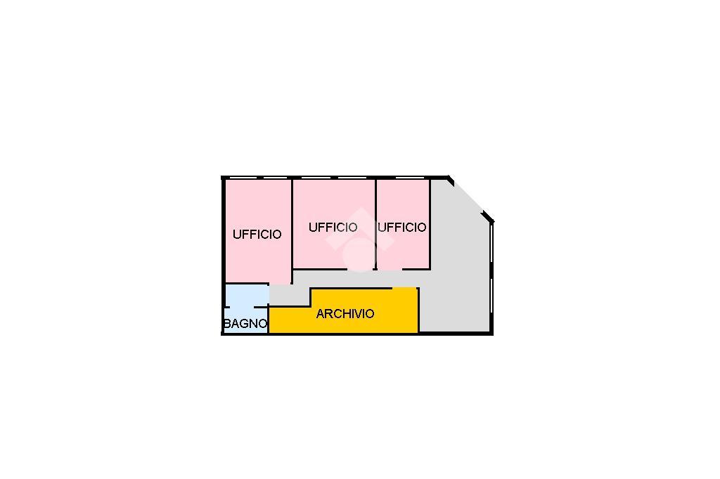 Ufficio in Via Trebeghino 63, Massa Lombarda, {3} - Planimetria 1