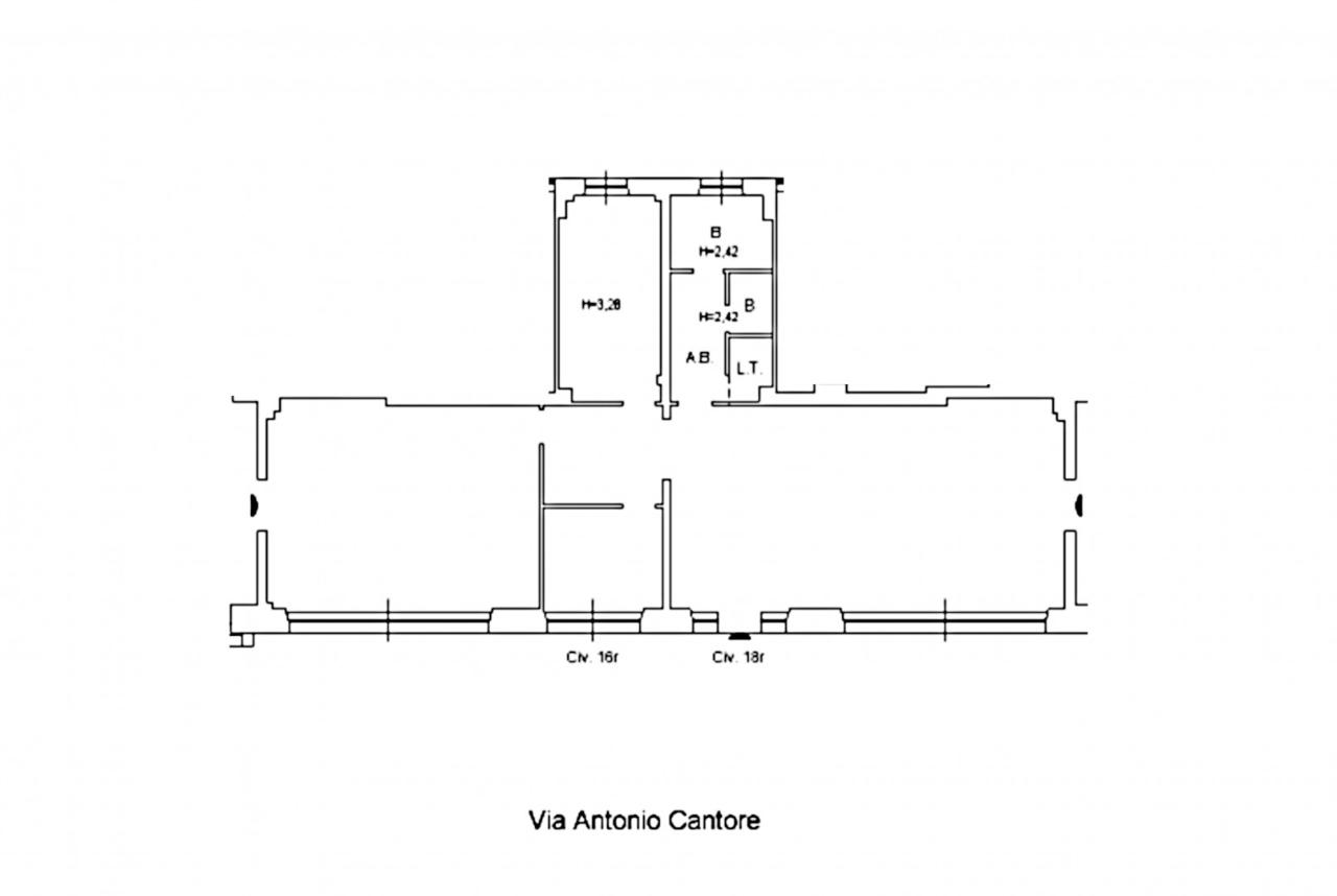 Negozio in Via Antonio Cantore 16r-18r, Genova, {3} - Planimetria 1
