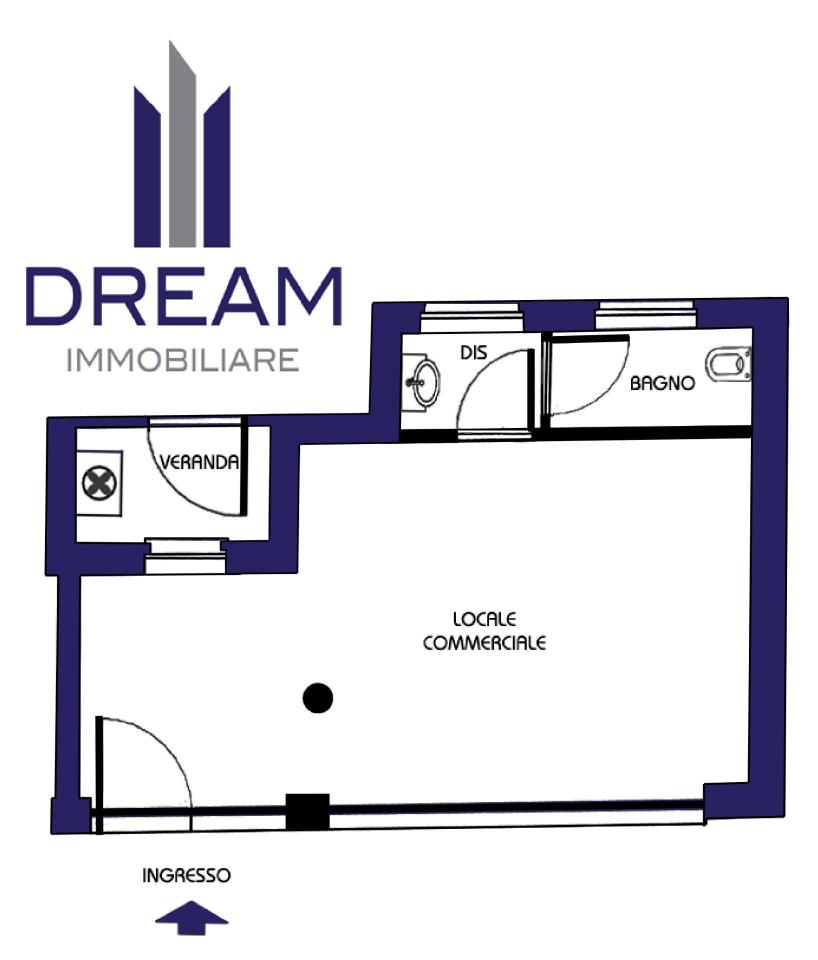 Negozio in Via Santa Maria Chiara 60, Cagliari, {3} - Planimetria 1