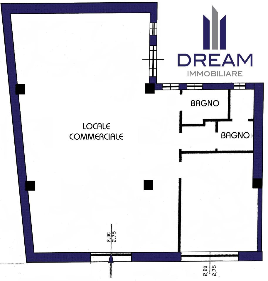 Negozio in Via Timavo, Cagliari, {3} - Planimetria 1