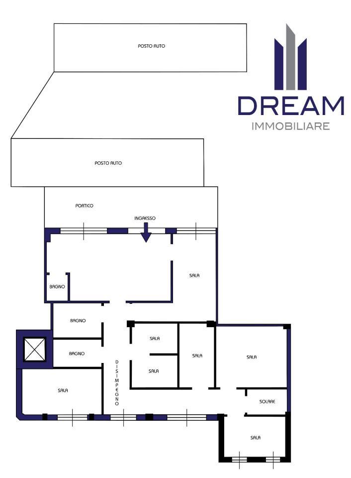 Negozio in Via Italia 26, Quartu Sant'Elena, {3} - Planimetria 1