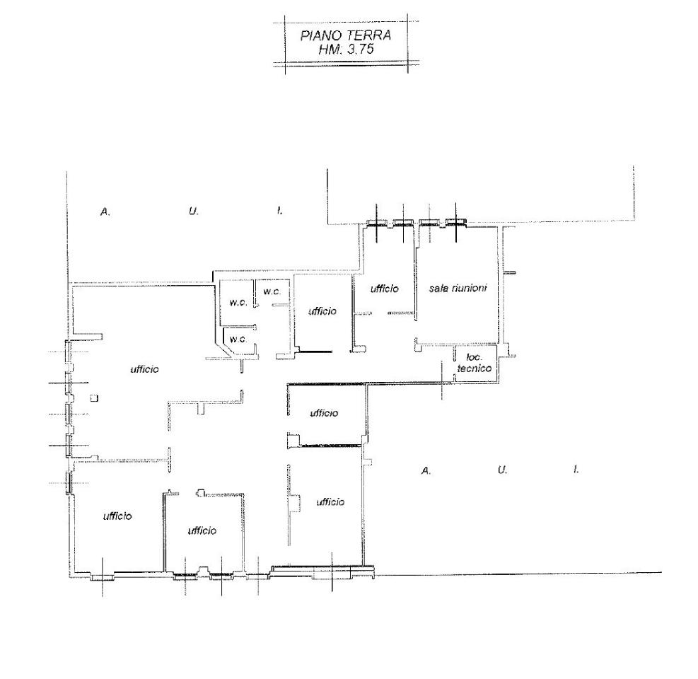 Ufficio in Via Don G. B. Vavassori 7, Nembro, {3} - Planimetria 1
