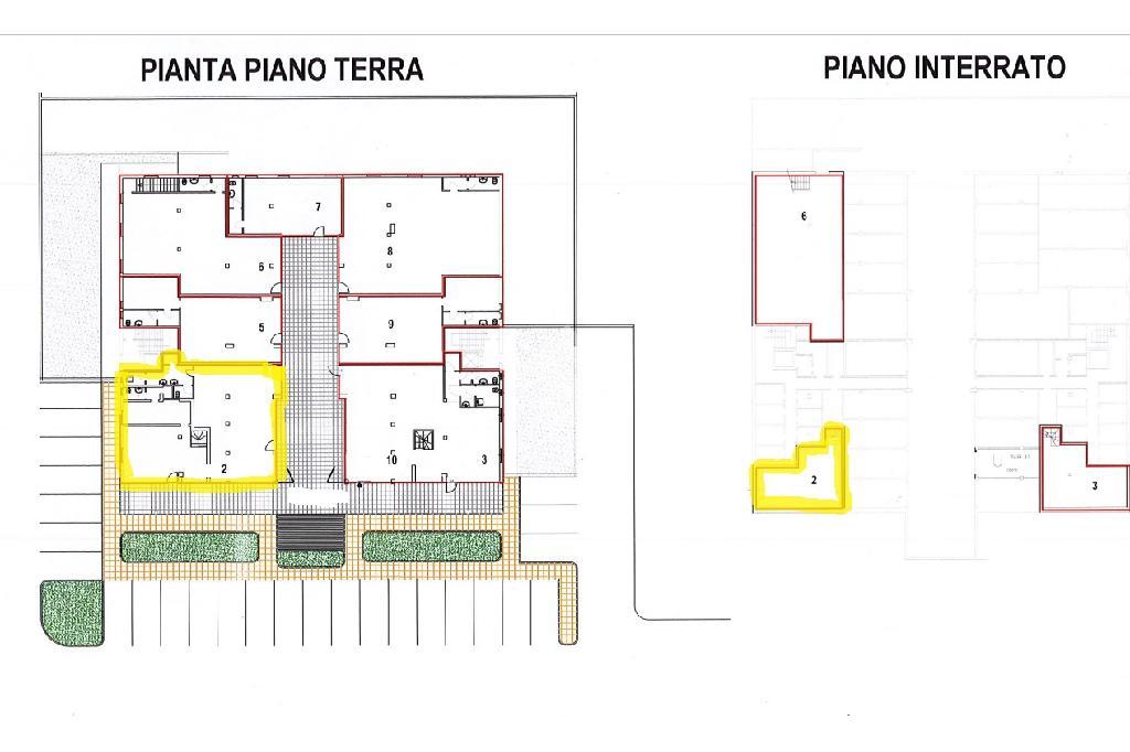 Negozio in Viale Padre O. Marcolini 17, Cerro Al Lambro, {3} - Planimetria 1
