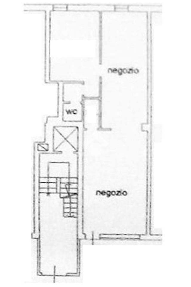 Negozio in Via S. Carlo, San Pellegrino Terme, {3} - Planimetria 1