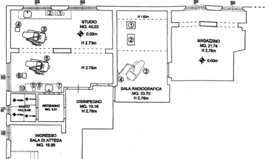 Ufficio in Via dell'Olivuzzo, Firenze, {3} - Planimetria 1